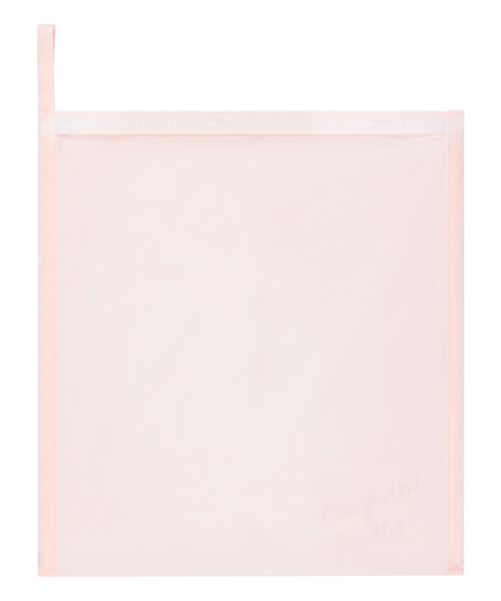 Washing Bag Pink Ribbon Large, Pink