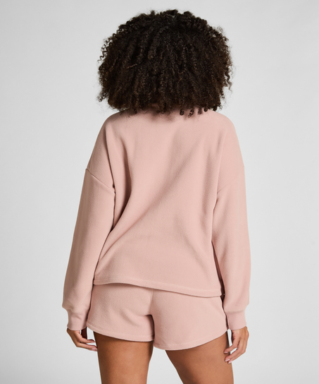 Short Sporty Fleece, Pink
