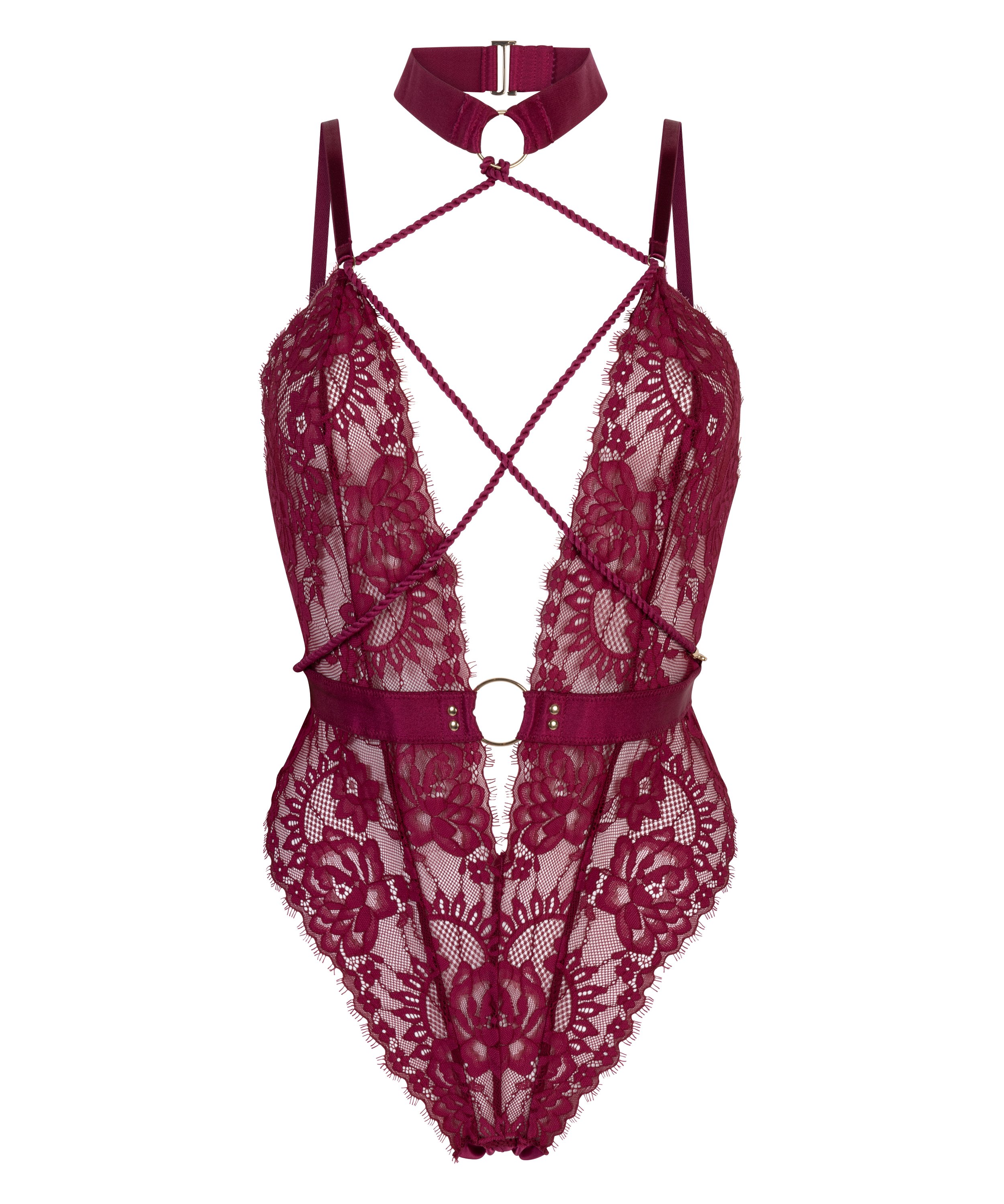 Private Brandy body open crotch, Red, main