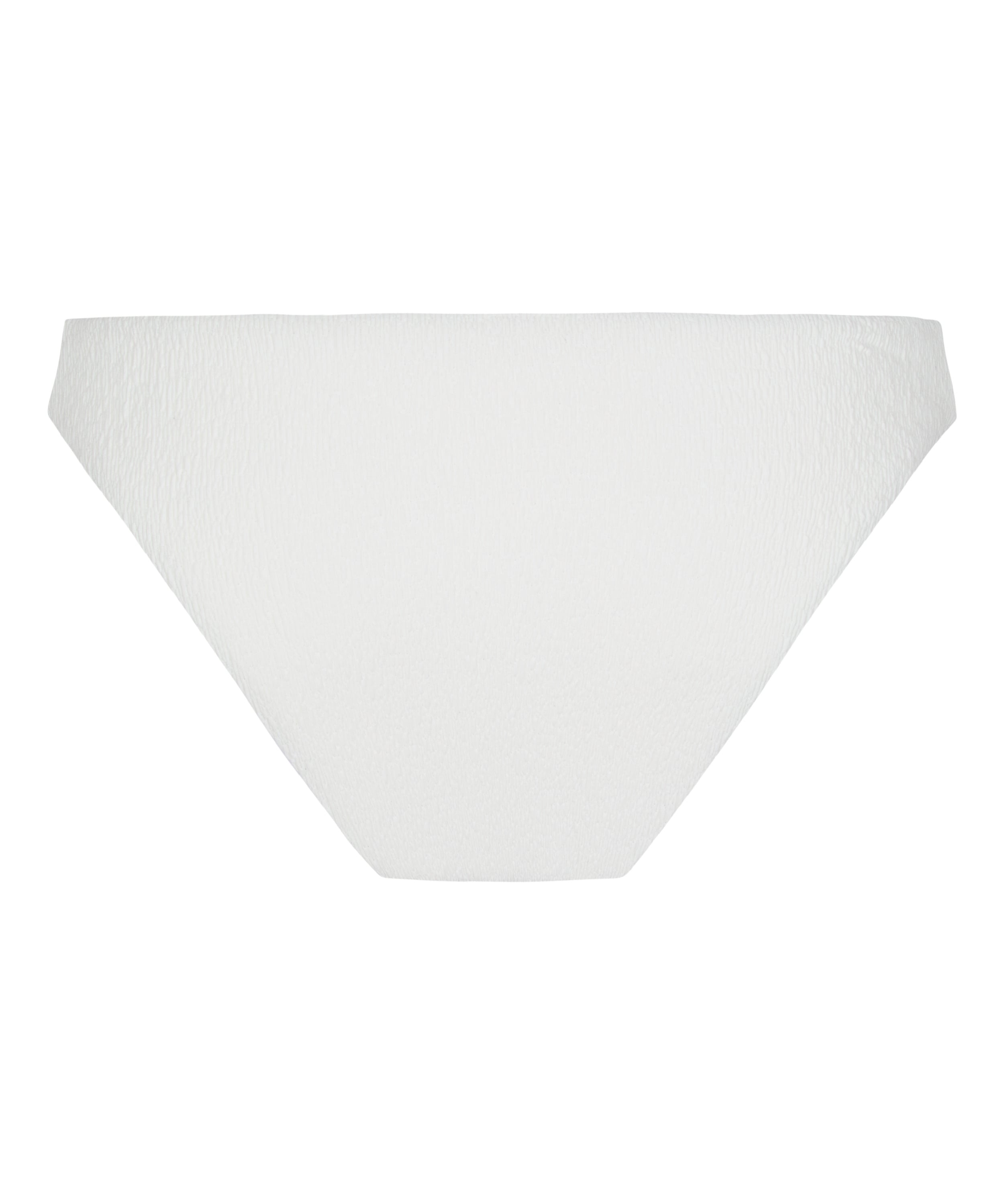 Highleg Bikini Bottom Crinkle, White, main