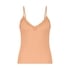 Cami Rib Lace  Top, Pink