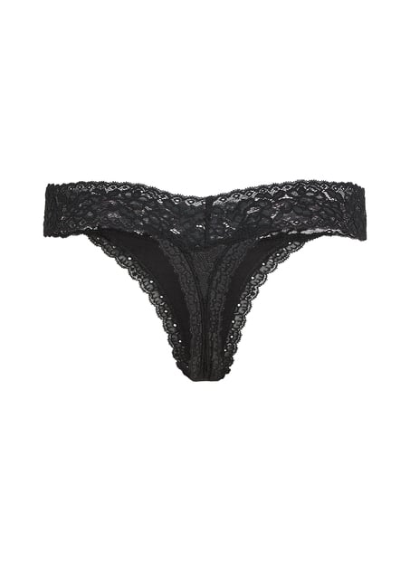 Madison Extra Low Thong, Black