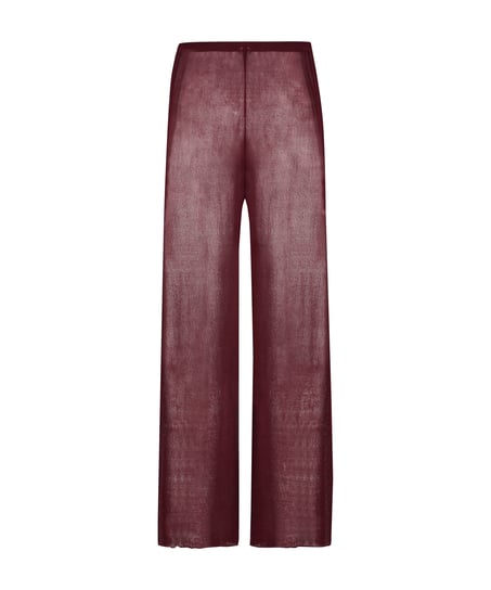 Open Knit Beach Pant, Red