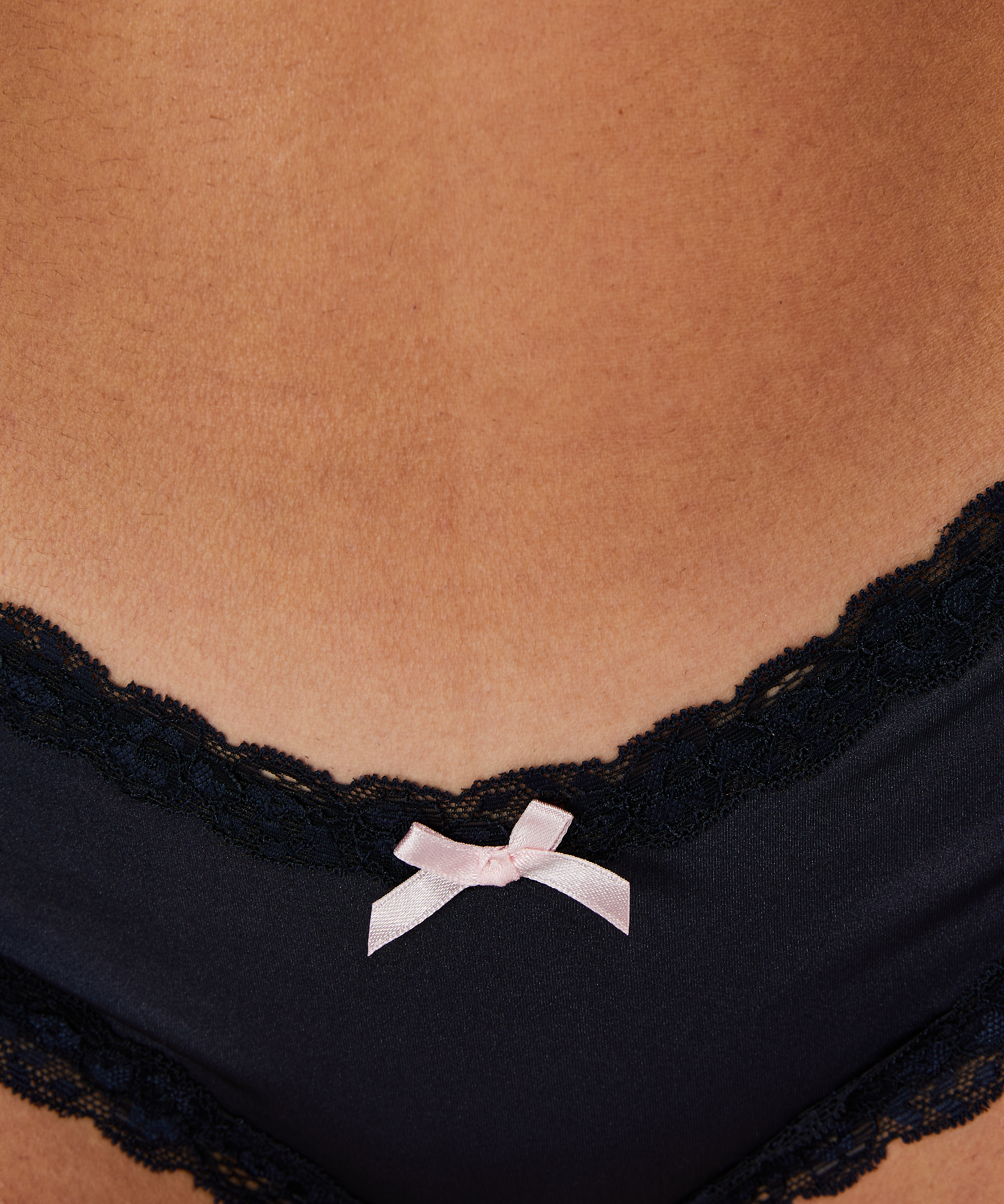 V-Shaped Microfibre Brazilian, Blue, main