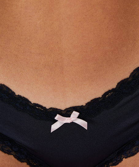 V-Shaped Microfibre Brazilian, Blue