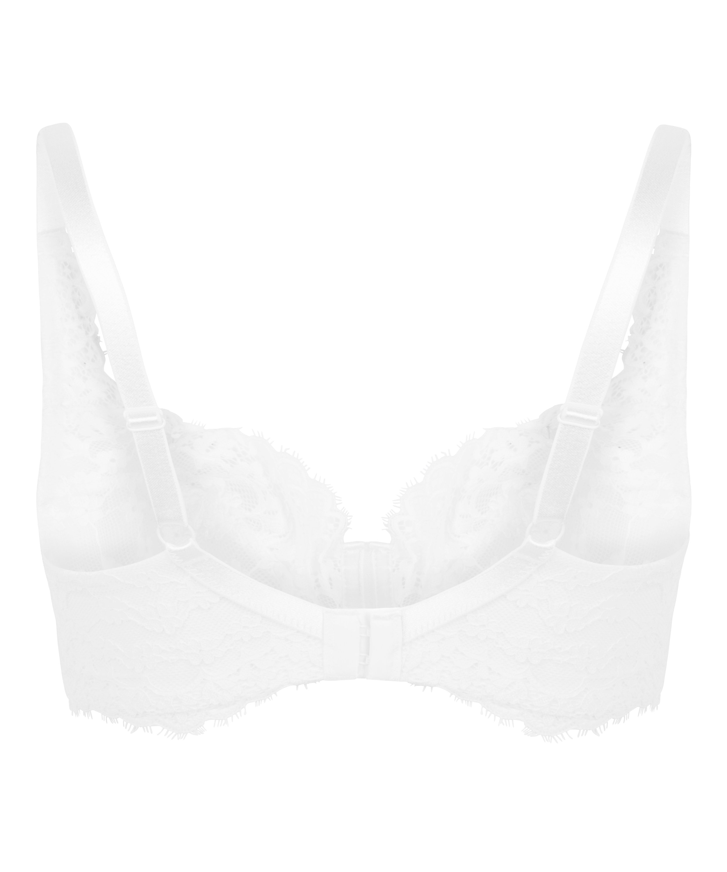 Daisy Non-Padded Underwired Bra, White, main