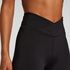 HKMX Crossed High Waisted Leggings, Black