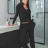Pajama Set, Black