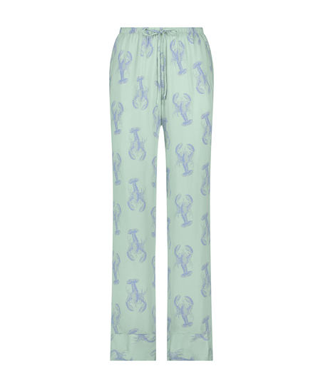 Satin Trousers, Green
