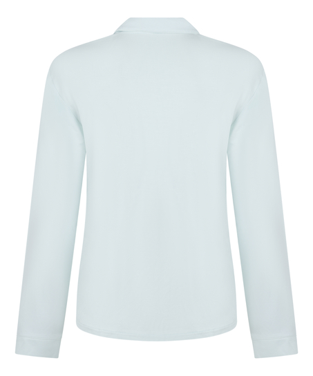 Essential Jersey Long-Sleeved Jacket, Blue