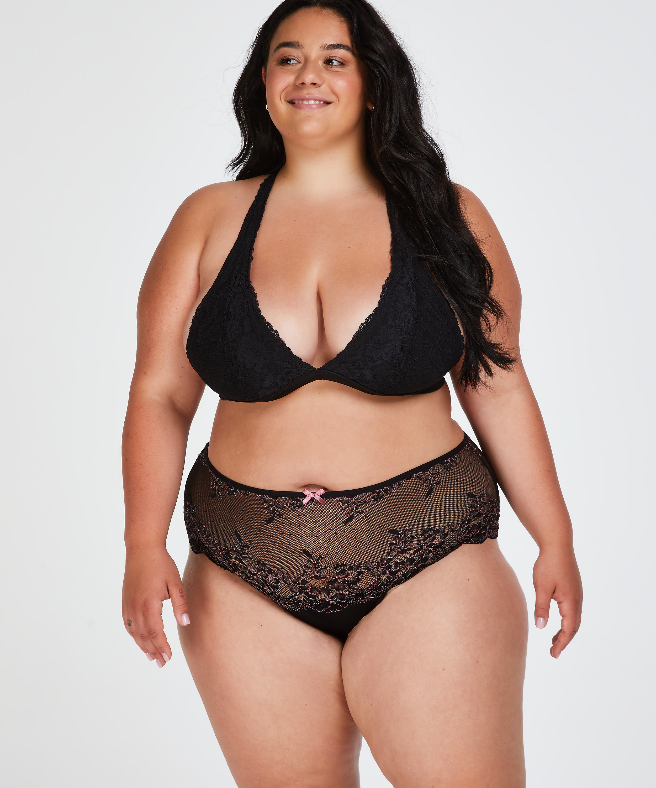 Doriane Curvy Thong Boxers, Black, main