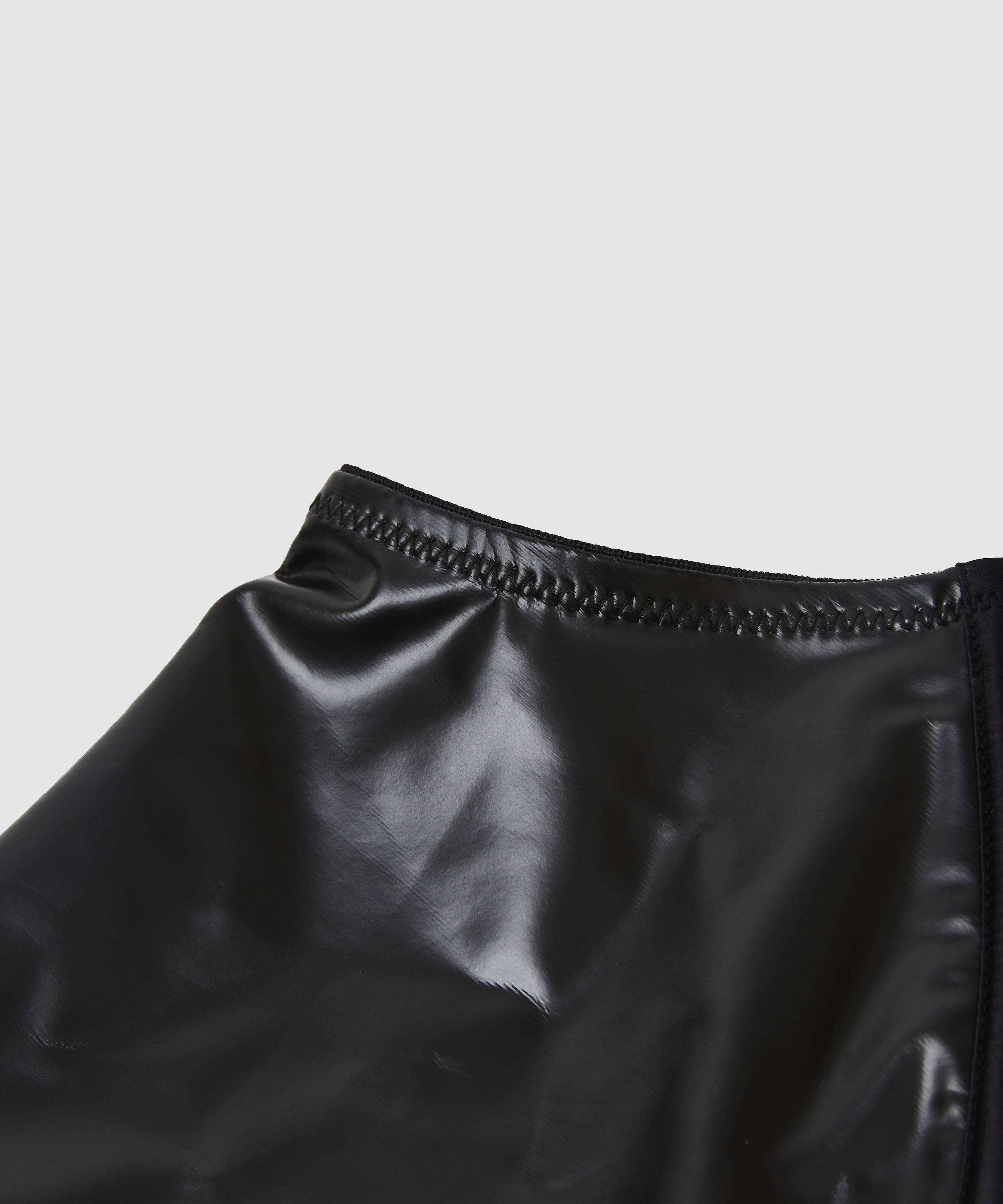 Private leather-look suspenders, Black, main