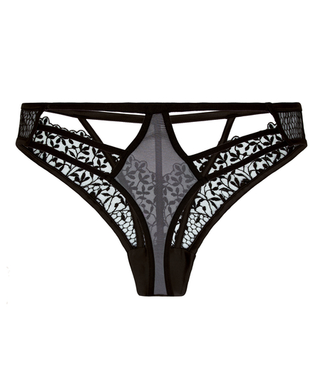 Kristina Highleg Thong, Black