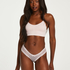 V-shaped Brazilian knickers mesh, Pink