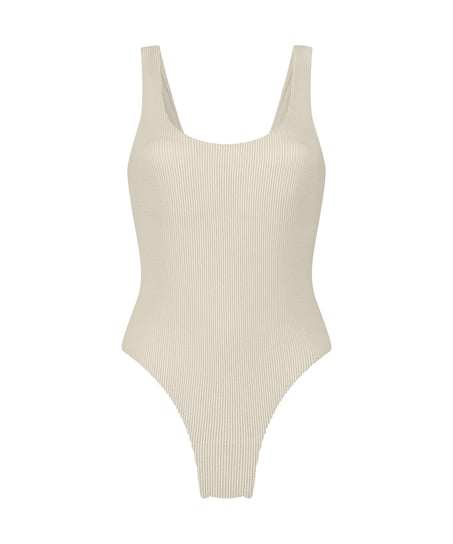 Shaping Crinkle Swimsuit, Black