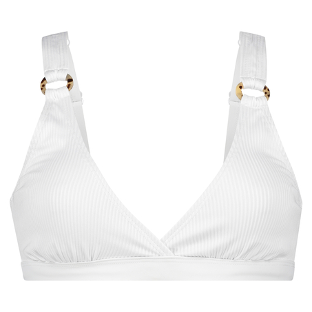 Duran bikini crop top, White