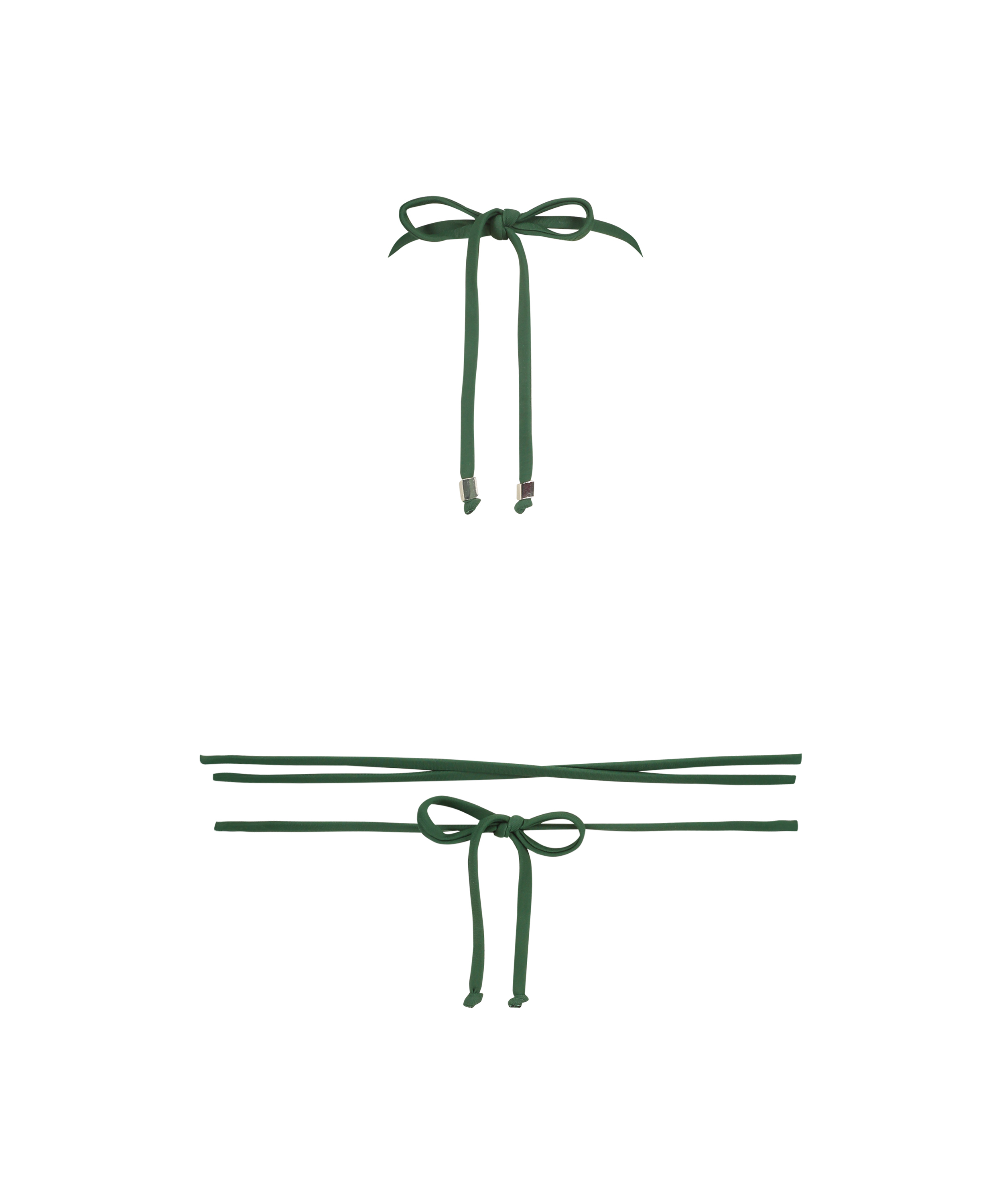 Digura triangle bikini top, Green, main