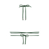 Digura triangle bikini top, Green