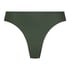 Lace Back Invisible Thong, Green