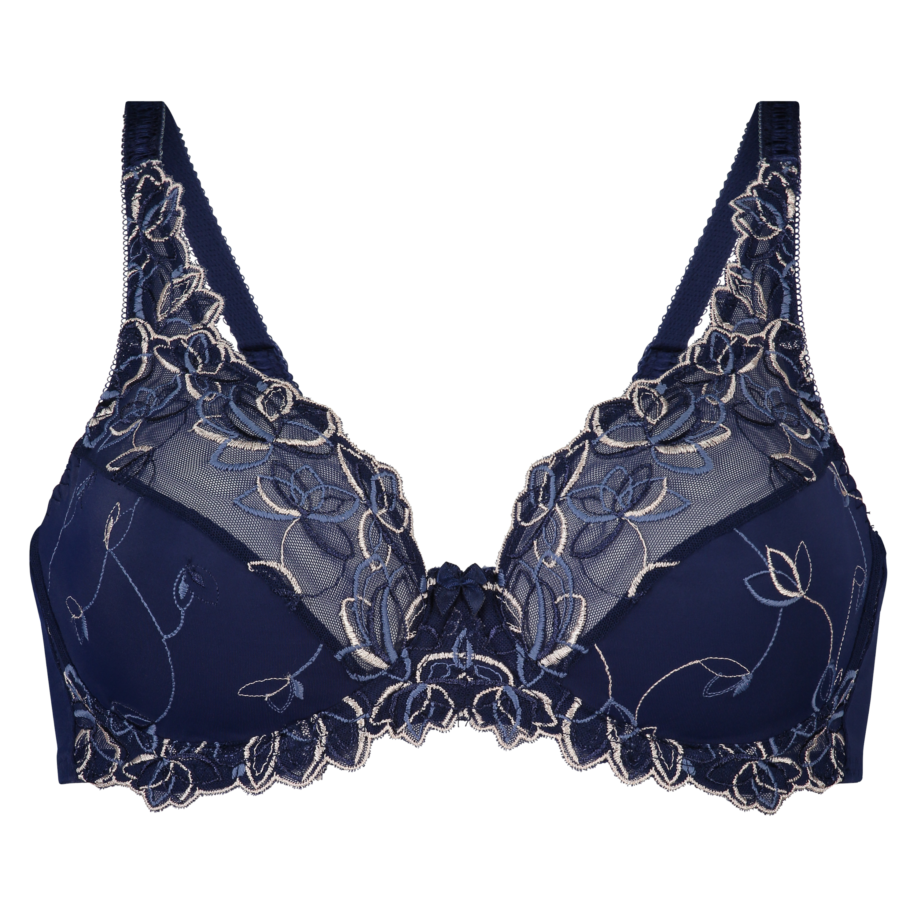 Diva Non-Padded Underwired Bra, Blue, main
