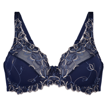Diva Non-Padded Underwired Bra, Blue