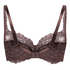 Daisy Non-Padded Underwired Bra, Brown