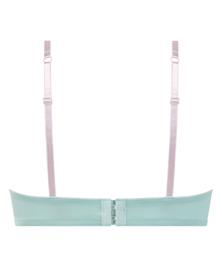 Lace & Shine Padded Underwired Bra, Blue