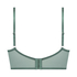 Bella Padded Underwired Longline Bra, Green