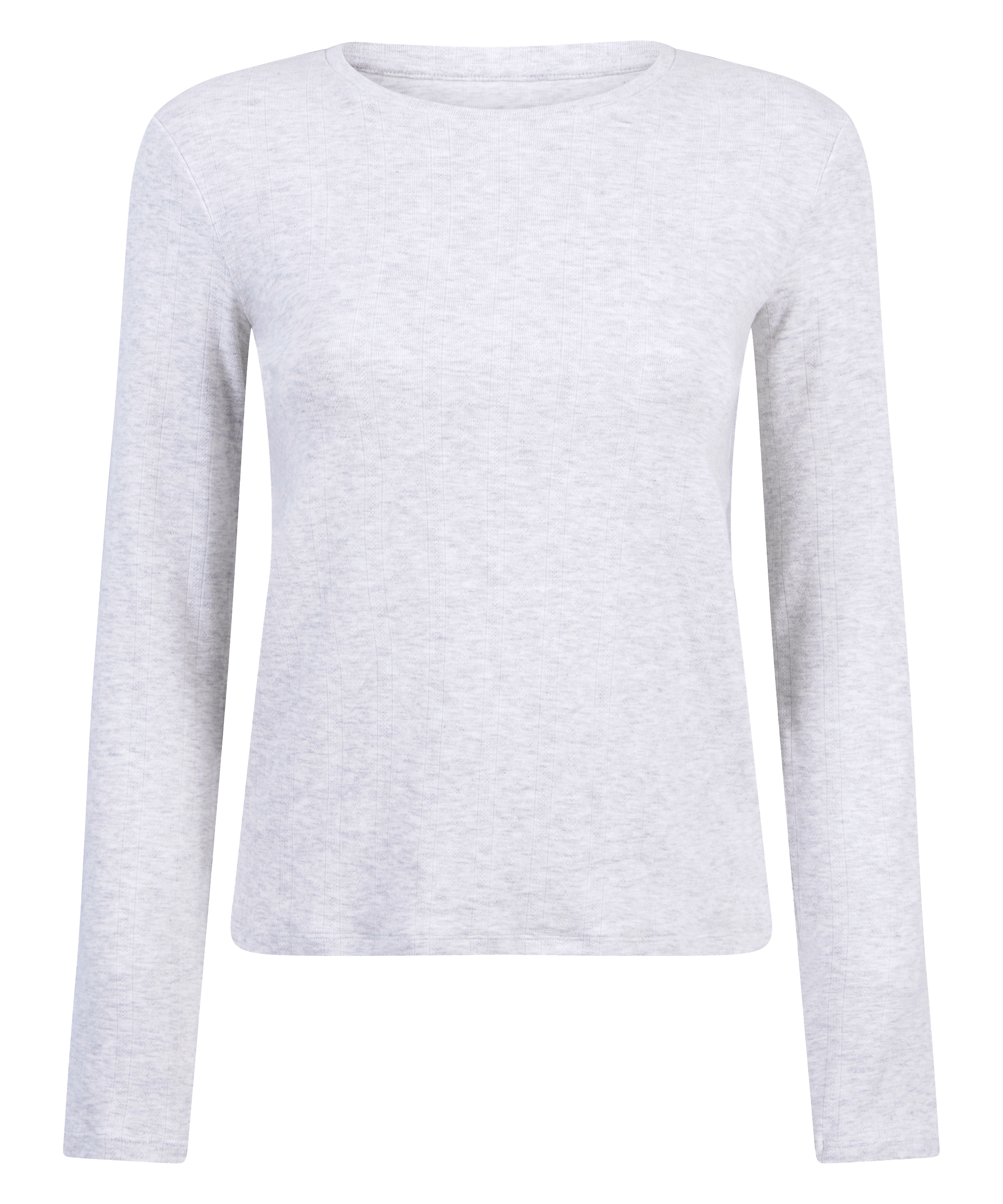 Pyjama top Pointelle, Gray, main