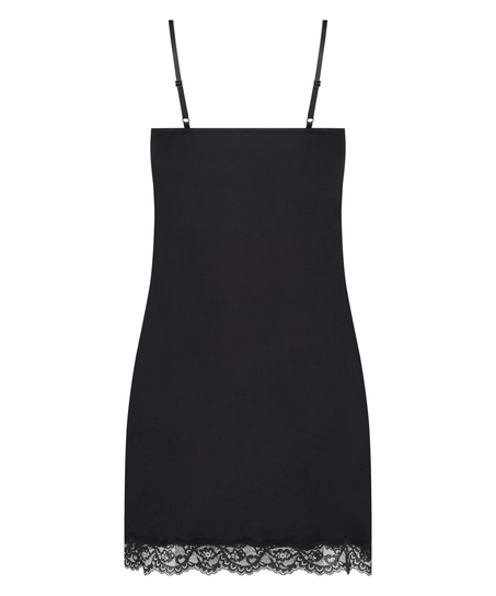 Nova Jersey Slip Dress, Black