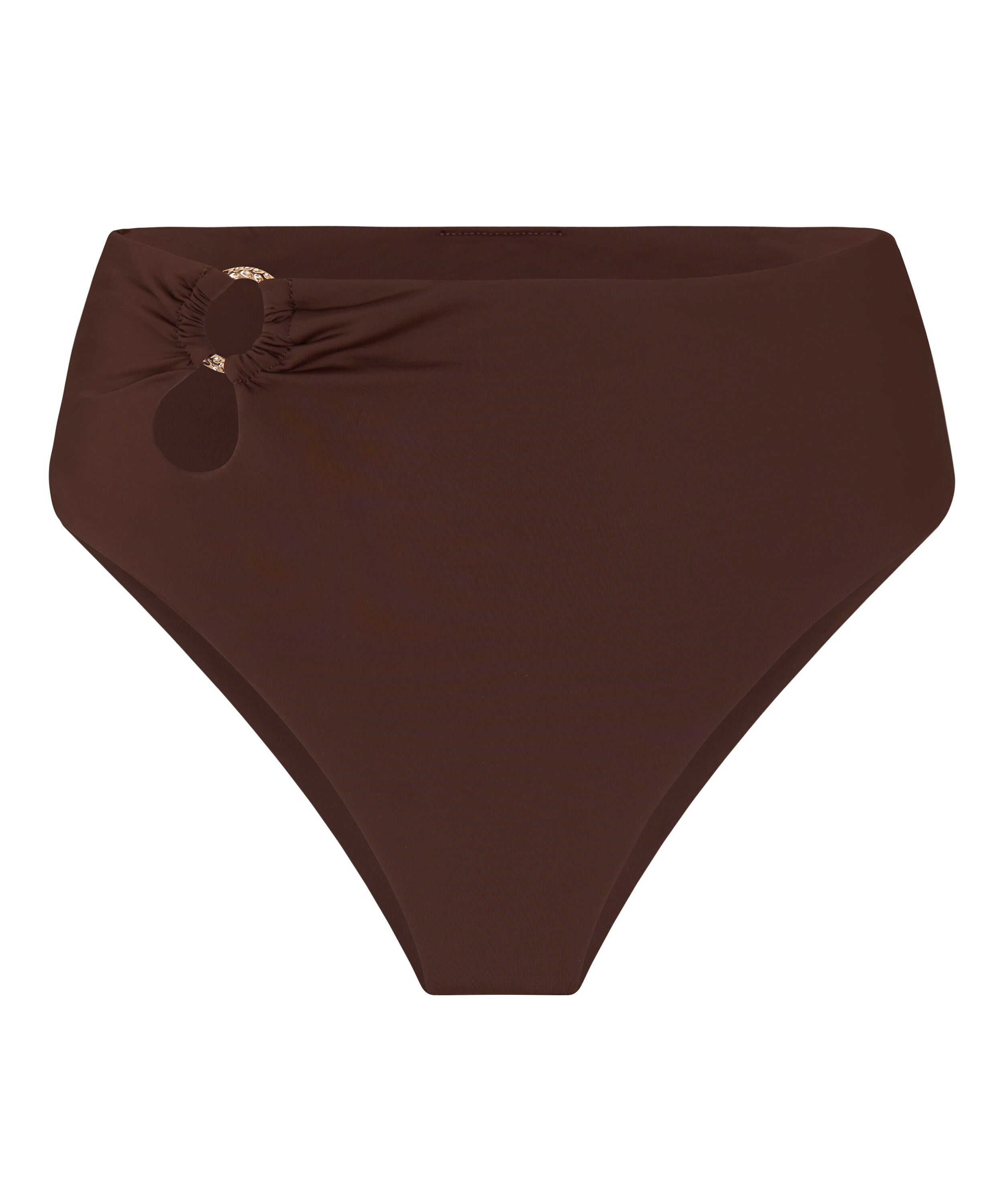 Highleg Bikini Bottom Madrid, Brown
