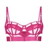 Sable Non-Padded Longline Underwired Bra, Pink