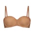 Jane Padded Strapless Underwired Bra, Brown