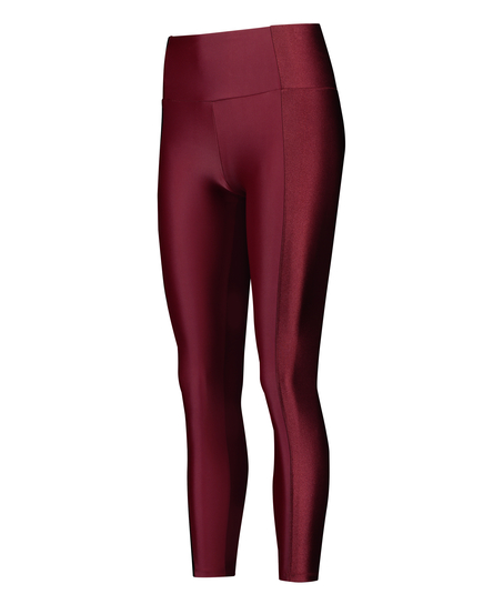 HKMX High waisted sports leggings Shine On, Red