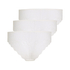 3-pack invisible Brazilian, White