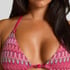Cali Triangle Bikini Top, Pink