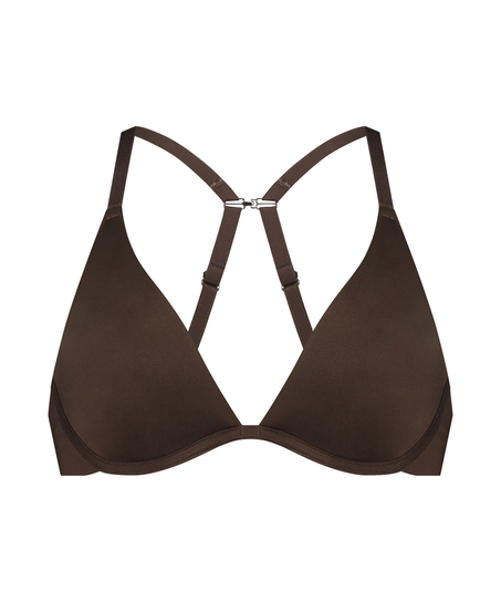Smooth Non-Padded Underwired Bra, Brown