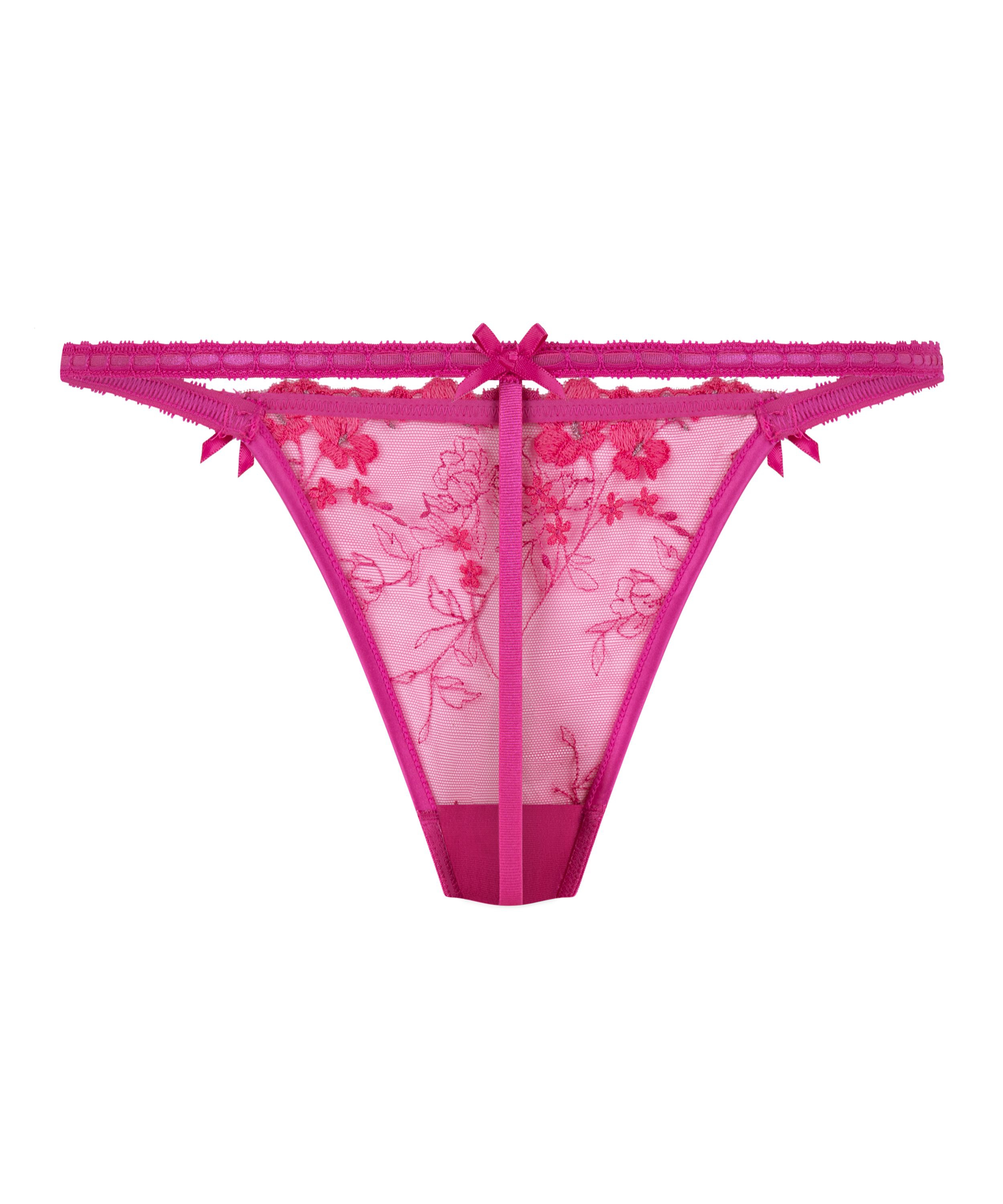 Peonie Highleg Thong, Pink, main