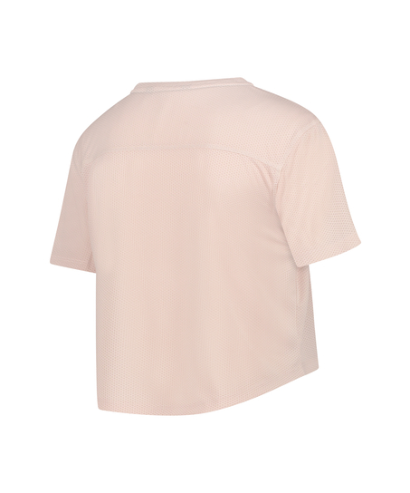 HKMX Mesh Crop Top, Pink