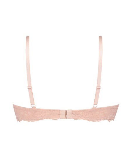 Marine Padded Push-Up Underwired Bra, Pink