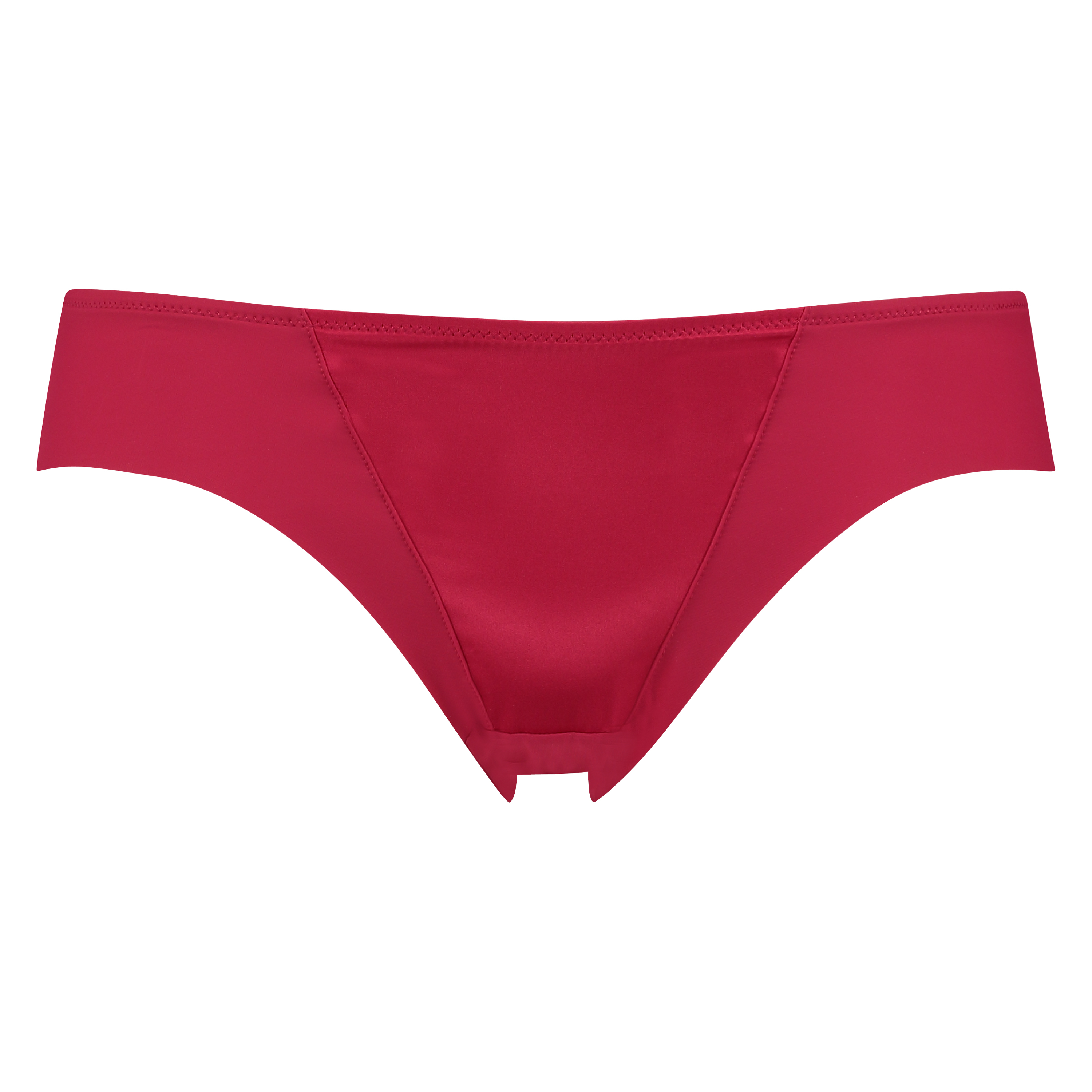 Satin Fleece Brief, Red, main