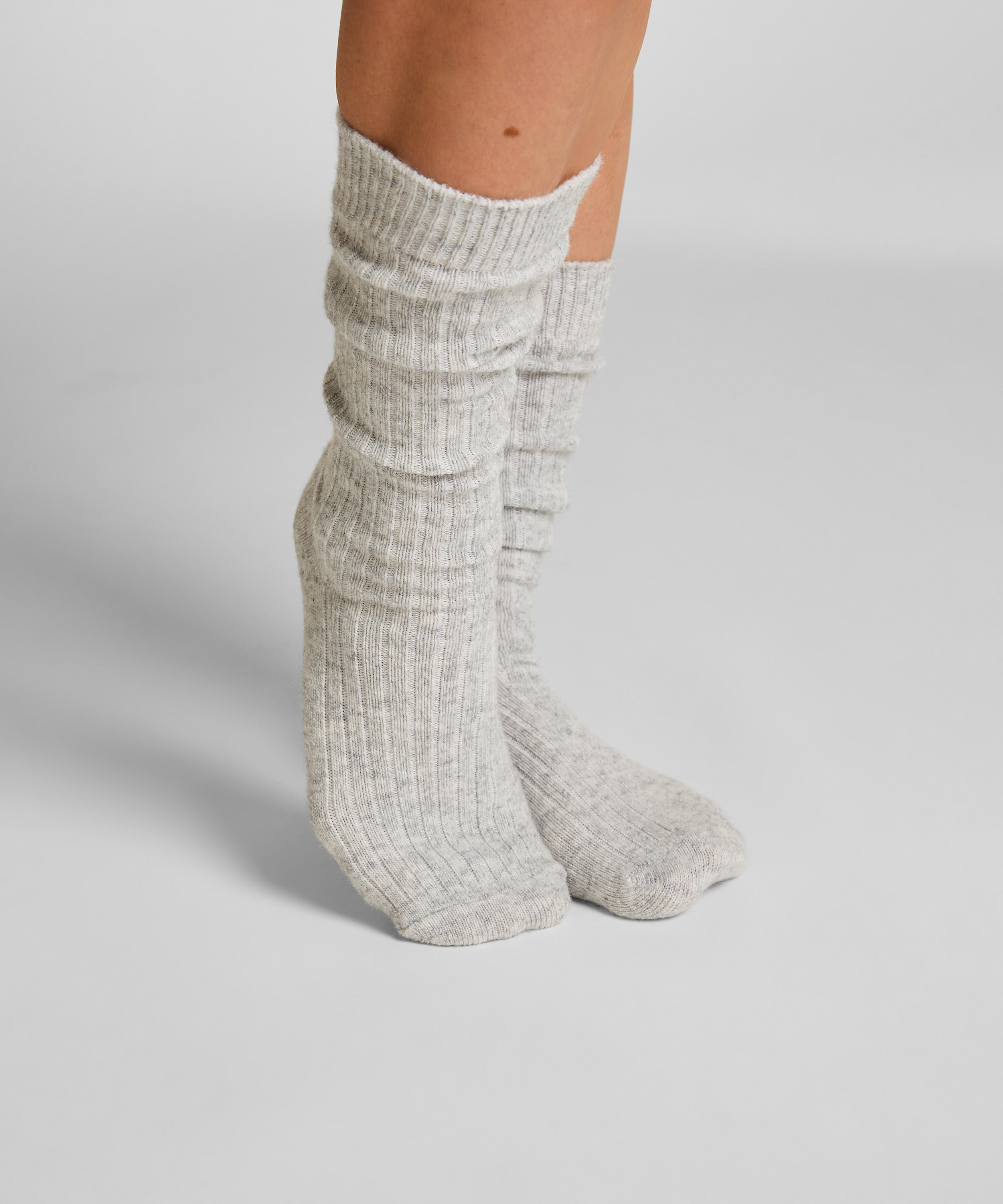Socks with Cashmere, Gray, main