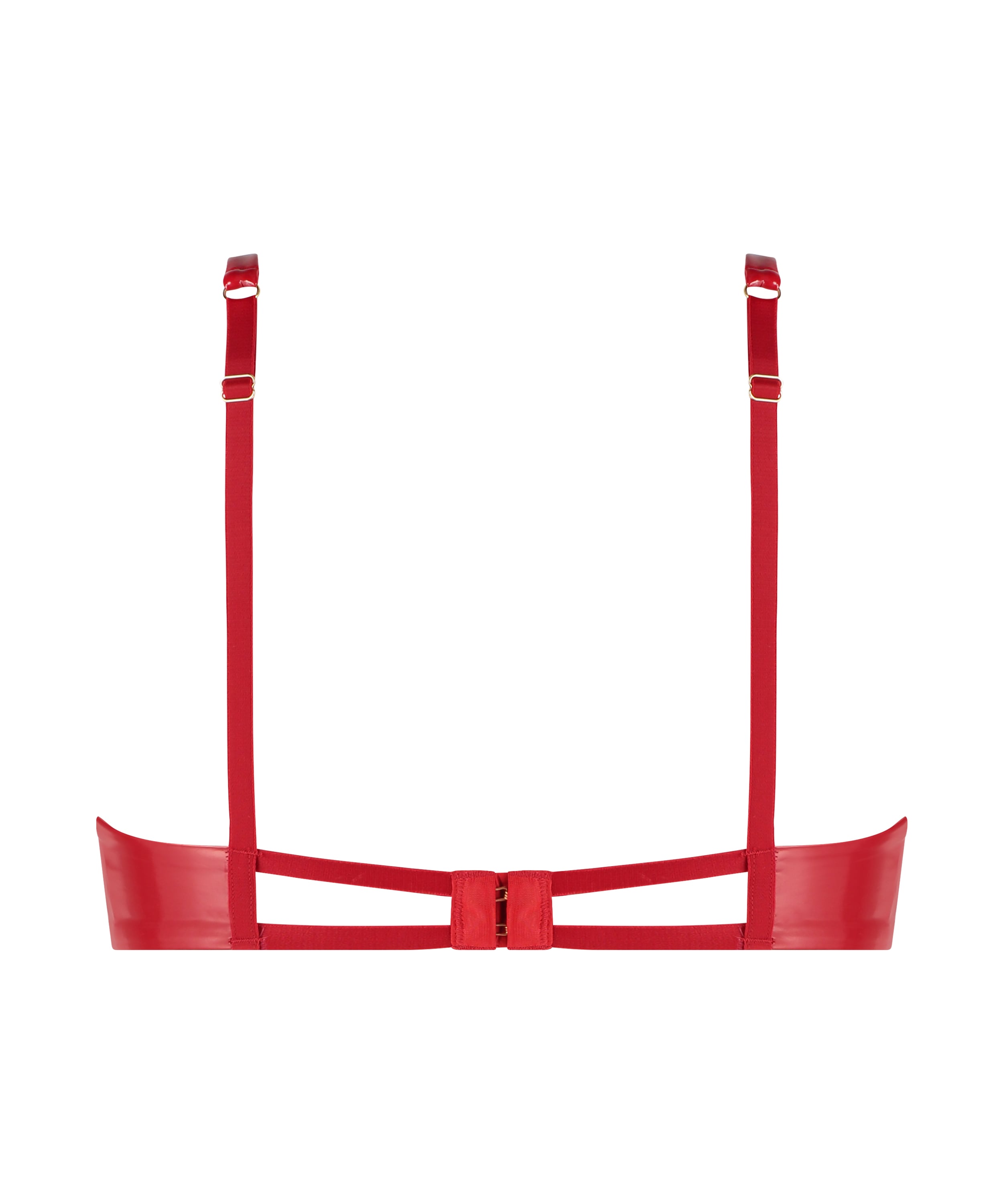 Wilde Cup-less Non-Padded Underwired Bra, Red, main