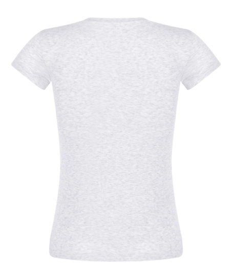 Pointelle Top, Gray