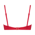 Lola Padded Push-Up Underwired Bikini Top, Red