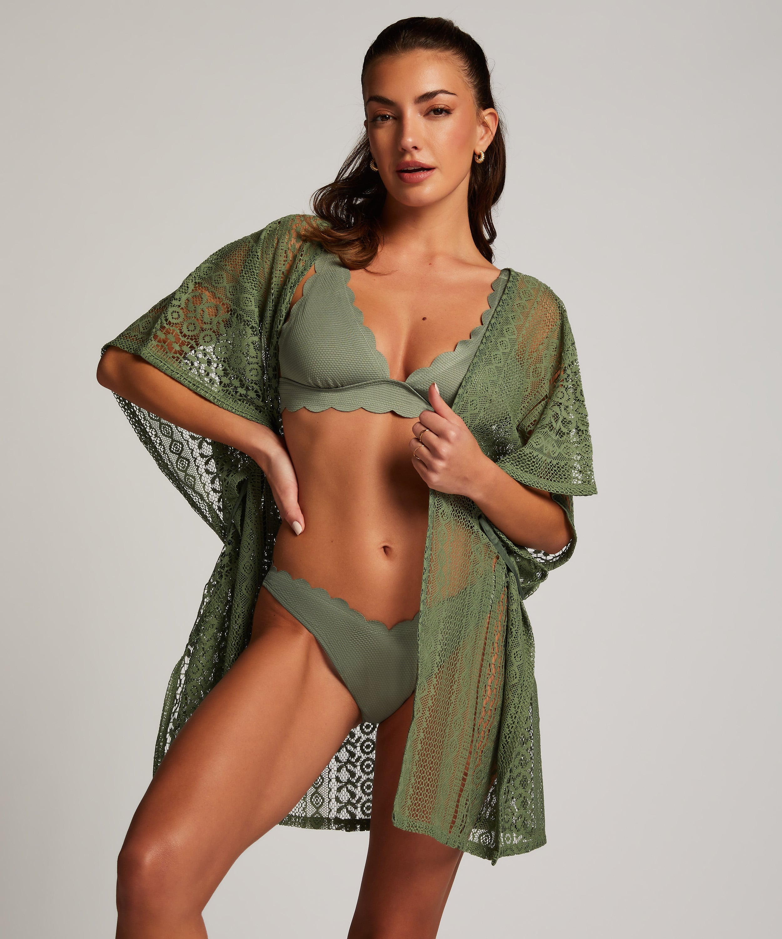 Beach Kaftan, Green, main