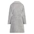 Fleece Bathrobe, Gray