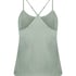 Ayla Satin Cami Top, Green