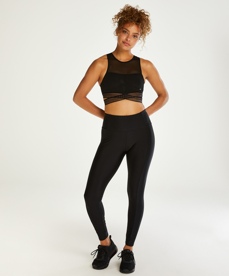 HKMX Sports bra level 1, Black