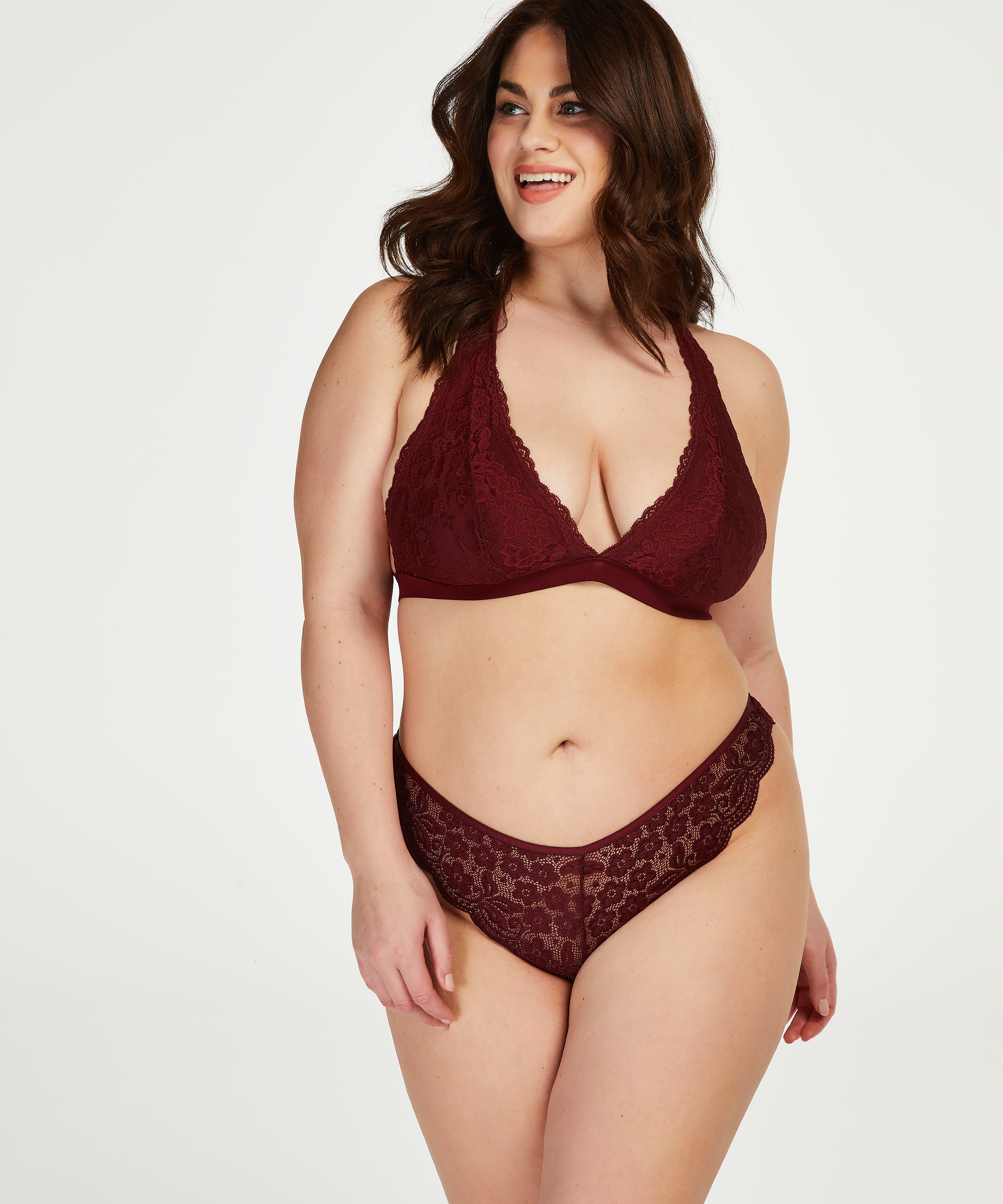 High leg Brazilian, Red, main